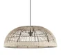 Suspension 1x e27 bois naturel BOUDET Tispun D.65.5 cm