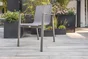 Fauteuil de jardin en aluminium Miami taupe