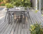 Fauteuil de jardin en aluminium Miami taupe