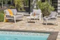 Salon bas de jardin aluminium blanc Ibiza DCB GARDEN, 5 personnes