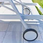 Bain de soleil en aluminium Ibiza blanc