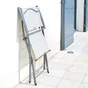 Fauteuil de jardin NATERIAL Emys en acier gris