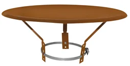 Chapeau par pluie ISOTIP JONCOUX Diam. 125 mm tuile