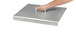 Capot KRAMPOUZ pour plancha Design simple, inox