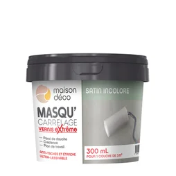 Vernis Masqu'Carrelage Et Mur Maison Deco, Transparent, 0.3 L