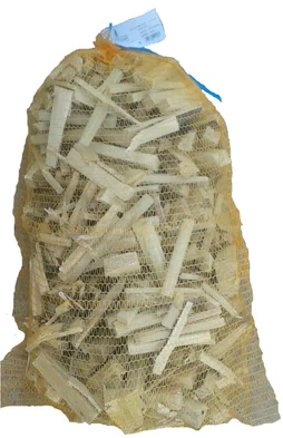 Bûchettes allume-feu hêtre-chêne-charme-frêne, L.15 cm sac de 40 L