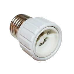 Transformateur De Douille E27 En Gu10 Tibelec, Plastique, Blanc 100 W