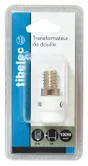 Transformateur De Douille E14 En G9 G9, Plastique, Blanc 100 W