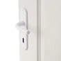 2 poignées de porte Etoile trou de clé INSPIRE, aluminium entraxe 165 mm