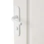 2 poignées de porte Etoile condamnation INSPIRE, aluminium entraxe 165 mm