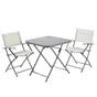 Fauteuil de jardin NATERIAL Emys en acier blanc