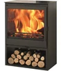 Poêle à bûche PANADERO Poele a bois saphir ecodesign noir, 7.1 kW