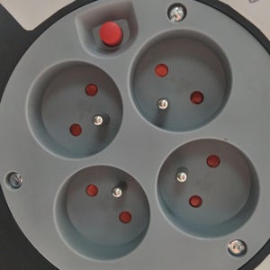 Enrouleur de cable electrique bricolage L.25 m ho5vvf 3g1.5, LEXMAN