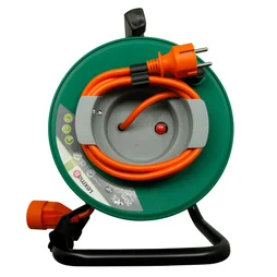Enrouleur de jardin 4 prises ho5vvf 3g1,5 20 metres lexman 1px