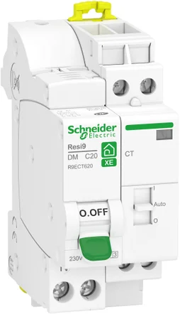 Combiné disjoncteur + contacteur courbe C 1P+N 20A Resi9 XE, SCHNEIDER ELECTRIC