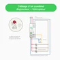 Combiné disjoncteur + télérupteur courbe C 1P+N 16A Resi9 XE, SCHNEIDER ELECTRIC
