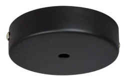 Pavillon metal, TIBELEC, noir,diam. 10 cm,