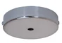 Pavillon métal,TIBELEC, chrome,  diam.10cm,