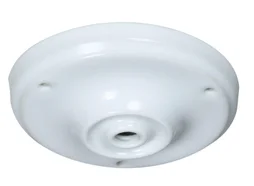 Pavillon ceramique, TIBELEC, blanc, diam.10.5cm