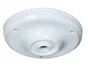 Pavillon ceramique, TIBELEC, blanc, diam.10.5cm