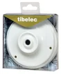 Pavillon ceramique, TIBELEC, blanc, diam.10.5cm