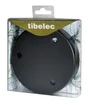 Rosace 3 câbles, TIBELEC, noir, diam.12cm