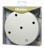 Rosace 5 câbles, TIBELEC, blanc, diam.15cm