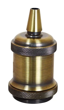Douille e27 filetage métal bronze TIBELEC