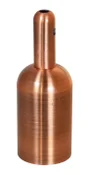 Douille filetage E27 métal, dore rose, diam. 42 mm