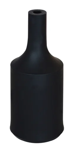 Douille e27 filetage silicone noir TIBELEC