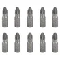 Lots de 10 embouts de vissage DEXTER Pz2 25 mm