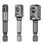 Lot de 3 adaptateurs 1/4', 3/8', 1/2'50 mm, DEXTER