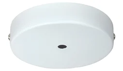 Pavillon cylindrique métal,TIBELEC, blanc,diam.12cm