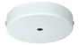 Pavillon cylindrique métal,TIBELEC, blanc,diam.12cm