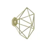 Tête de portemanteau INSPIRE Modulo, à visser, acier, doré