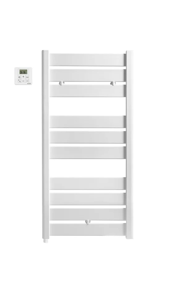 Sèche-serviettes électrique ACOVA 500W, H.109.4 x l.51 cm Madras blanc