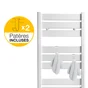 Sèche-serviettes électrique ACOVA 500W, H.109.4 x l.51 cm Madras blanc