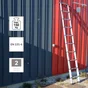 Echelle télescopique aluminium HAILO 10 échelons H.2.9 m