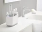 Porte-brosse à dents plastique Easy, blanc