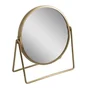 Miroir grossissant x 2 rond a poser, H.16 x l.16 x P.8.5 cm, Joy dore