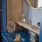 Miroir grossissant x 2 rond a poser, H.16 x l.16 x P.8.5 cm, Joy dore