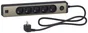Multiprise filaire 5 prises + 2 usb 1.5m, SCHNEIDER ELECTRIC, noir / bronze