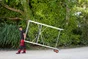 Echafaudage aluminium Jardin avec roue HAILO hauteur de travail 4 m