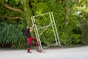 Echafaudage aluminium Jardin avec roue HAILO hauteur de travail 4 m