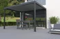 Pergola autoportante Caleta, aluminium gris anthracite, 12 m²