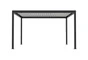 Pergola autoportante Caleta, aluminium gris anthracite, 12 m²