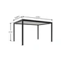 Pergola autoportante Caleta, aluminium gris anthracite, 12 m²
