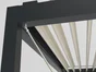 Pergola autoportante Caleta, aluminium gris anthracite, 12 m²