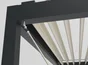 Pergola autoportante Caleta, aluminium gris anthracite, 12 m²