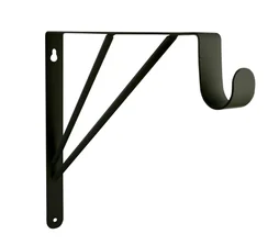 Support de barre de penderie Rond